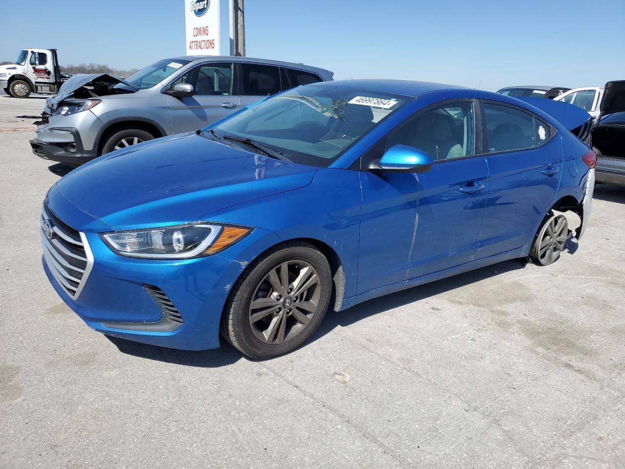 hyundai elantra 2018 5npd84lfxjh337779