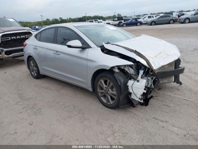 hyundai elantra 2018 5npd84lfxjh345316