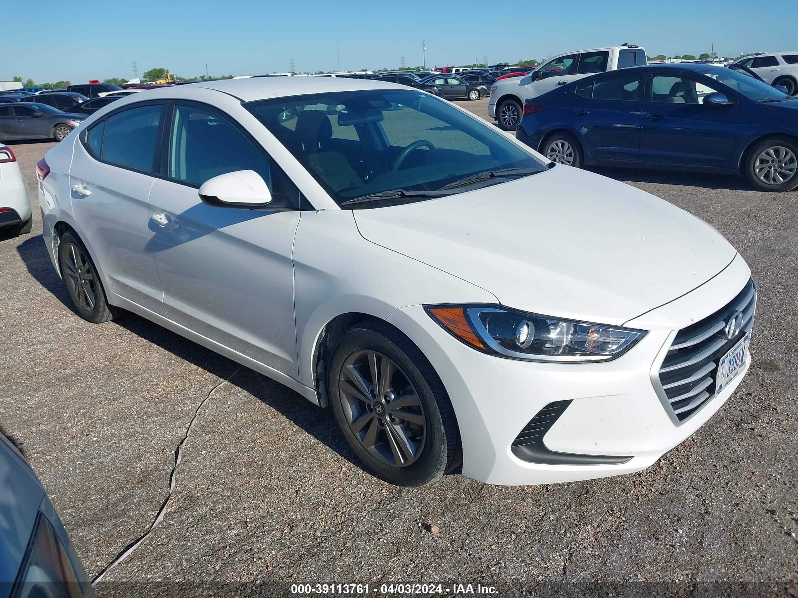 hyundai elantra 2018 5npd84lfxjh368482