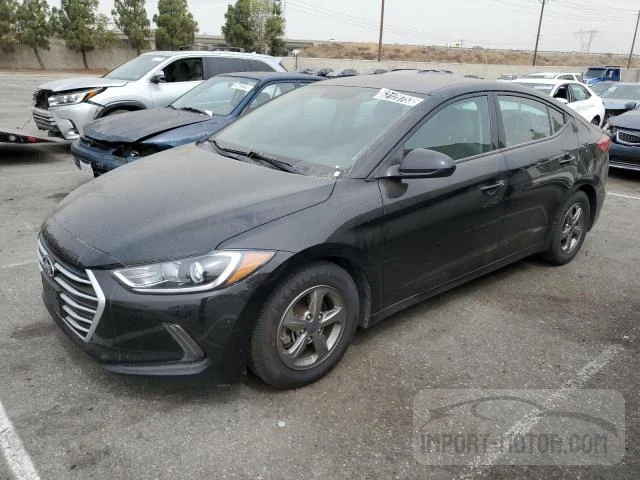 hyundai elantra 2018 5npd94la5jh389953