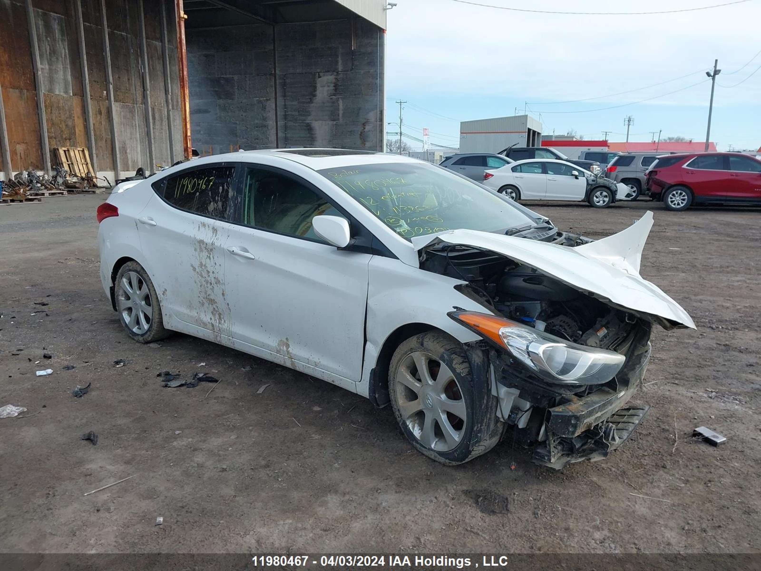 hyundai elantra 2012 5npdh4ae1ch113863