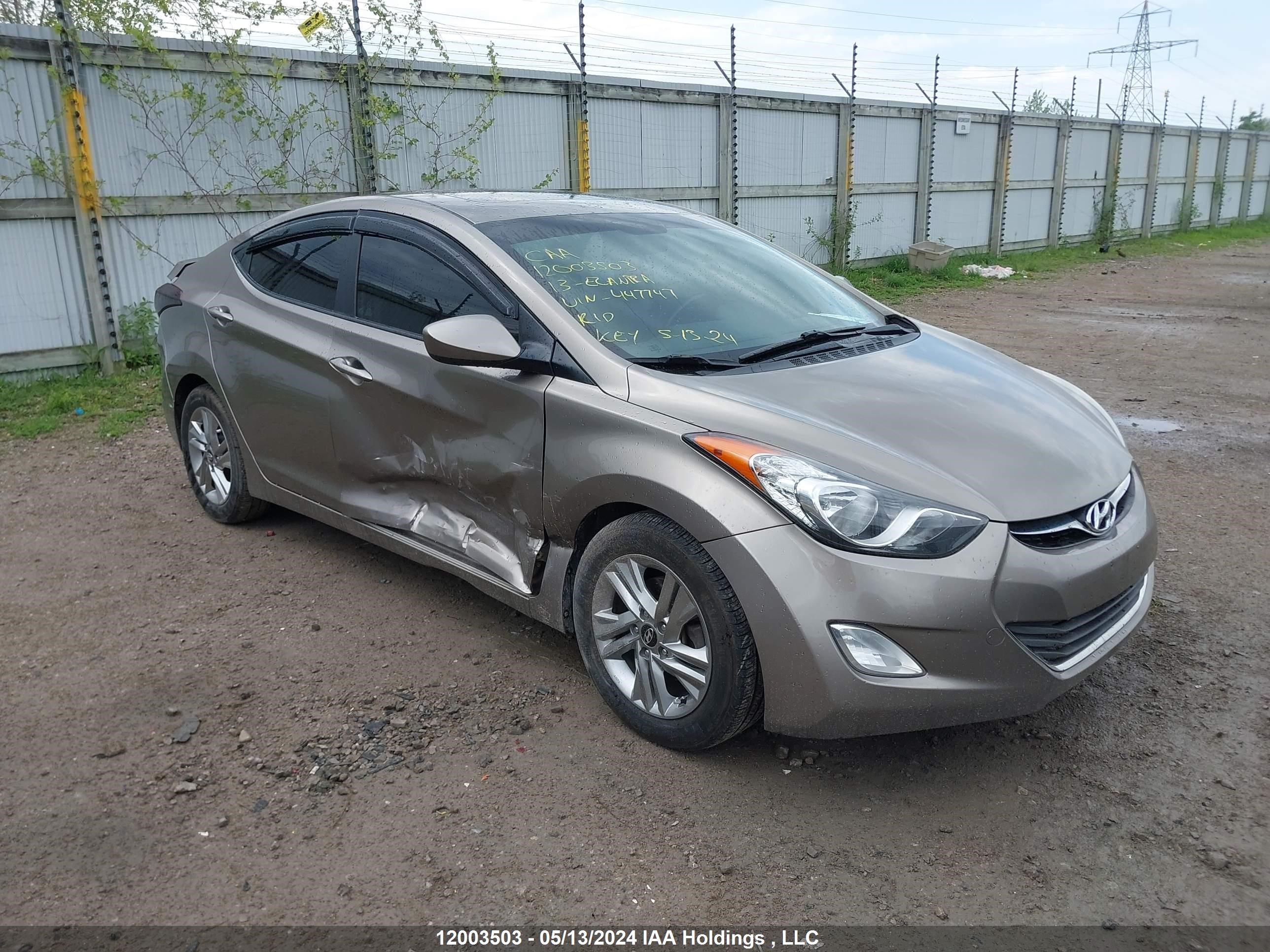 hyundai elantra 2013 5npdh4ae1dh447747