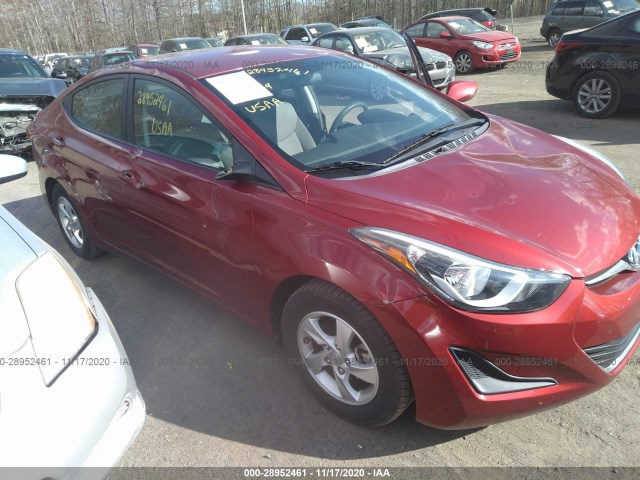 hyundai elantra 2014 5npdh4ae1eh544321