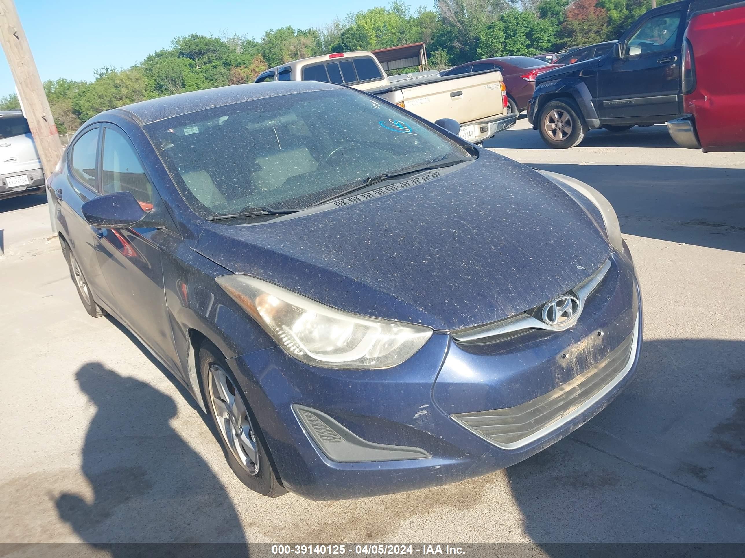 hyundai elantra 2014 5npdh4ae2eh461450