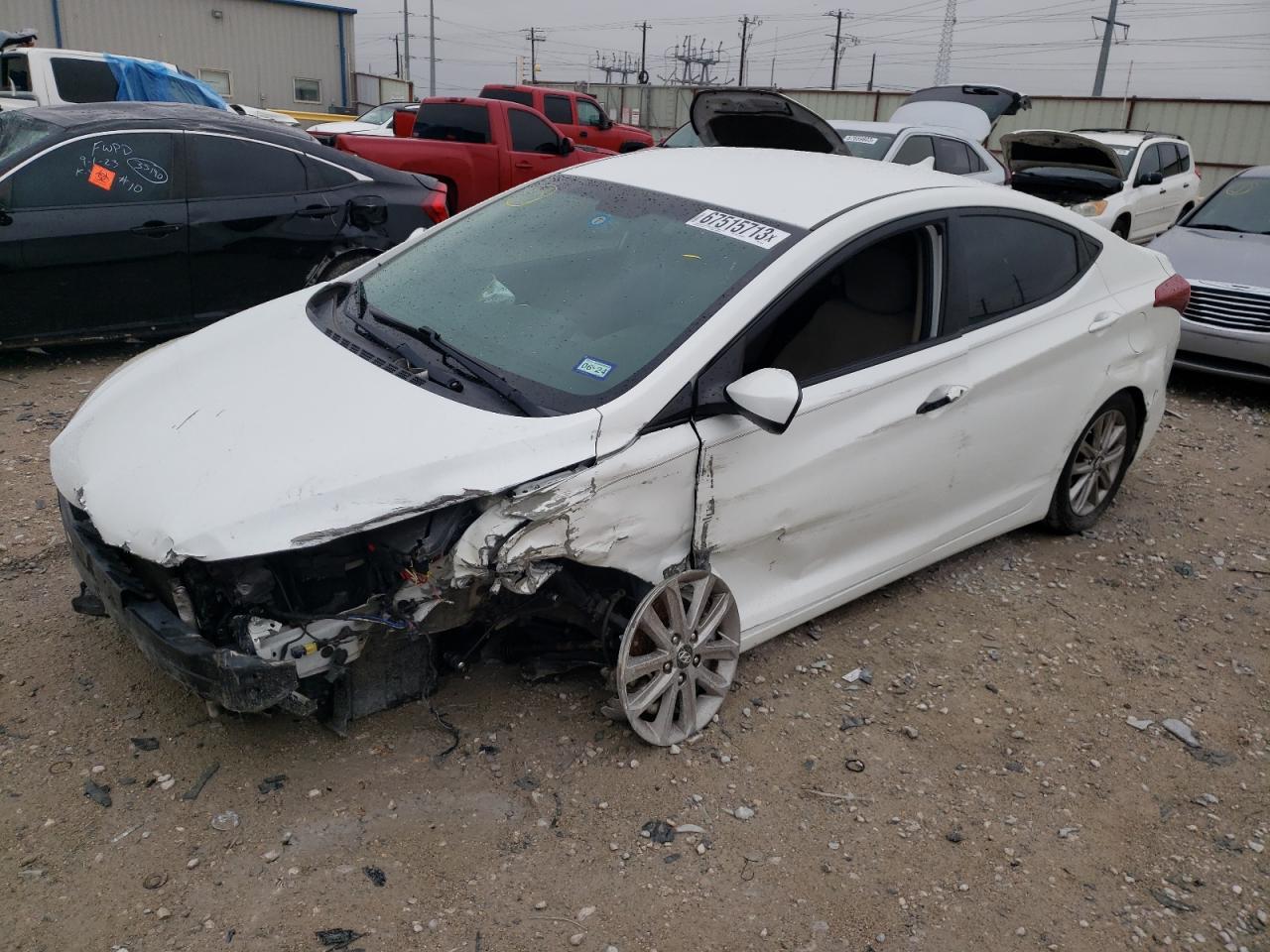 hyundai elantra 2014 5npdh4ae3eh496451