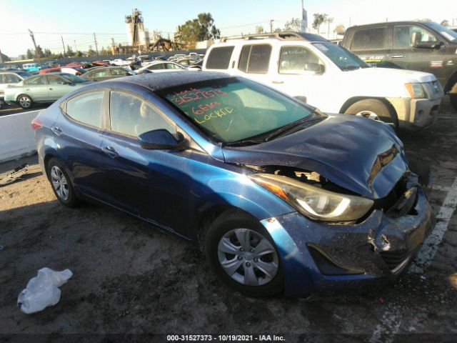 hyundai elantra 2016 5npdh4ae3gh707599