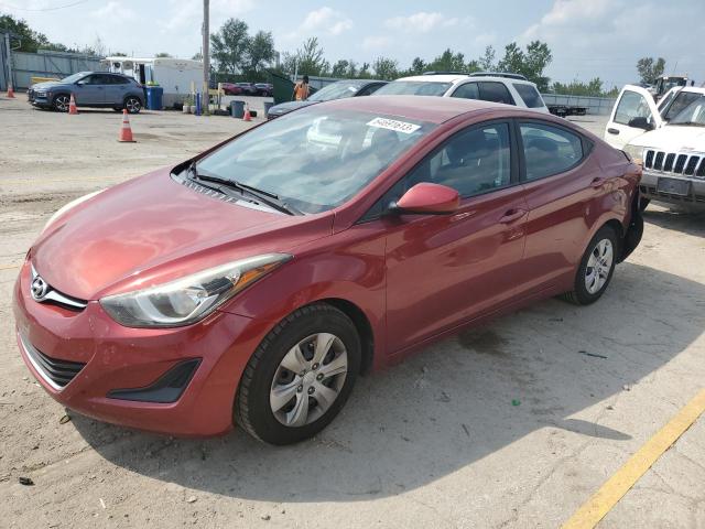 hyundai elantra se 2016 5npdh4ae3gh738397