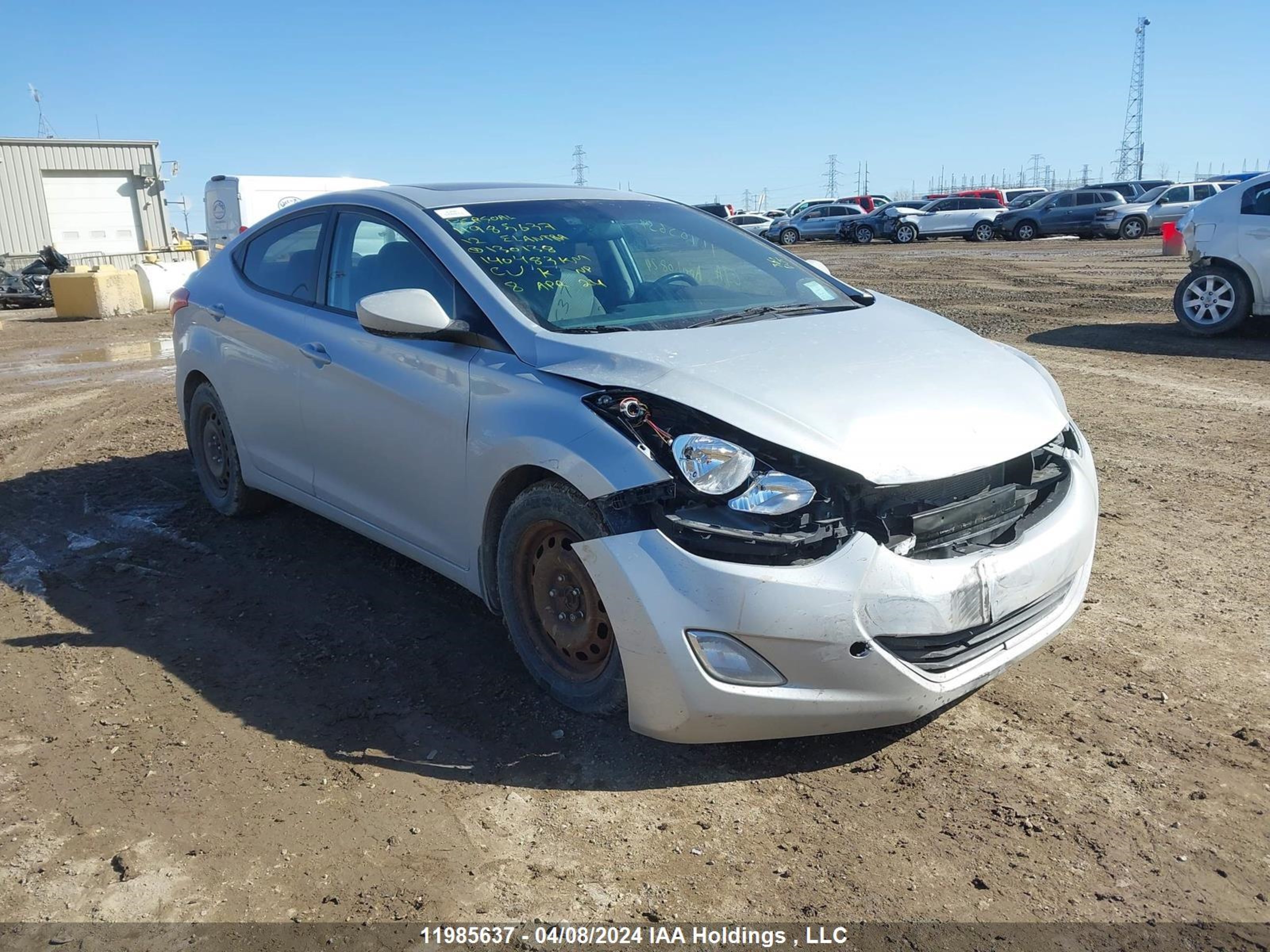 hyundai elantra 2012 5npdh4ae4ch130138