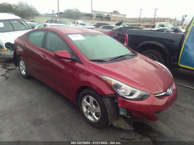 hyundai elantra 2014 5npdh4ae4eh540358