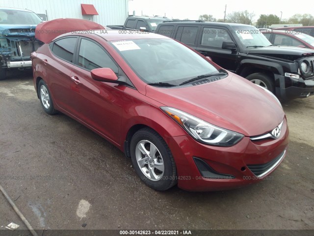 hyundai elantra 2014 5npdh4ae4eh545852