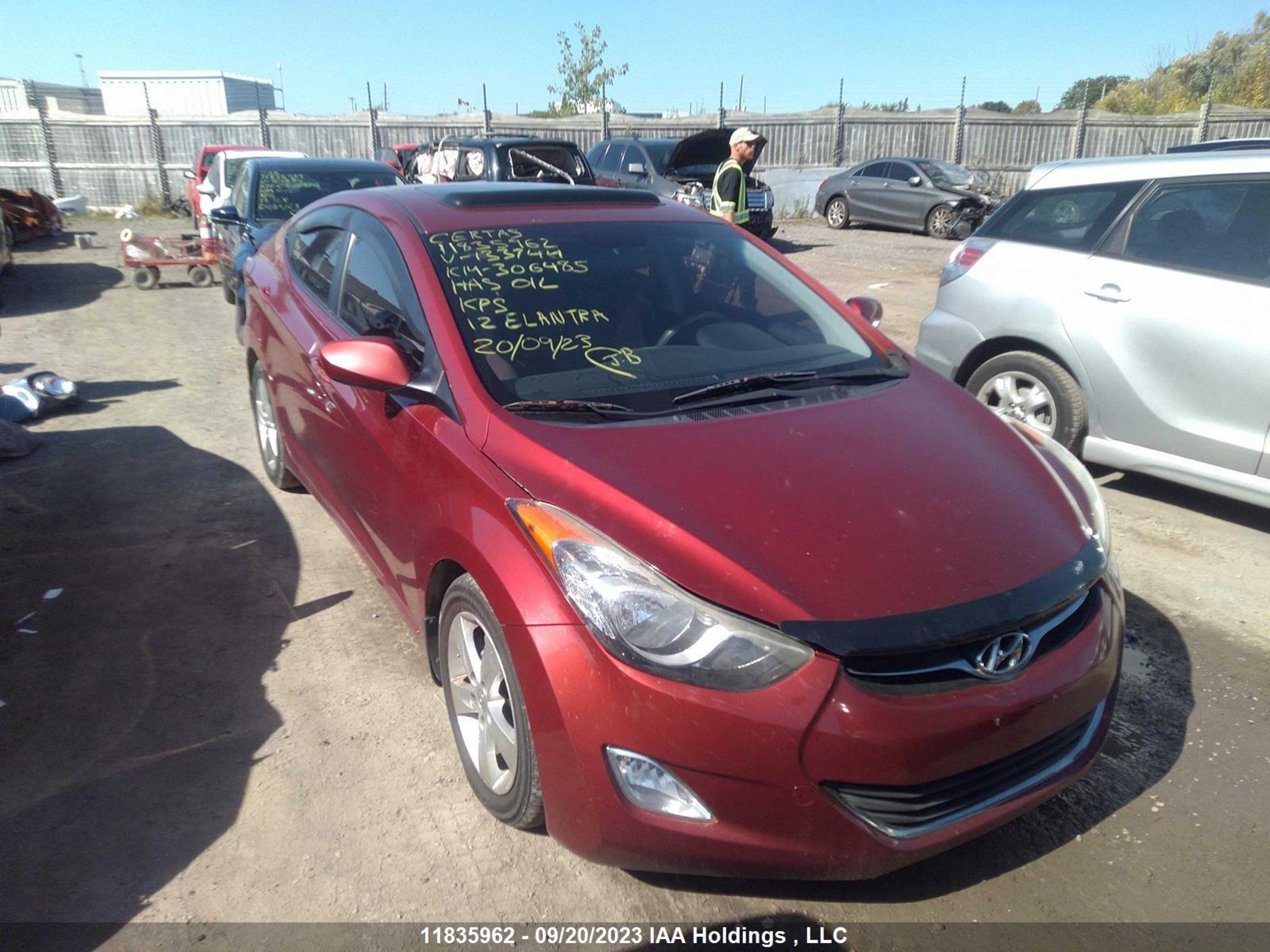 hyundai elantra 2012 5npdh4ae5ch133744