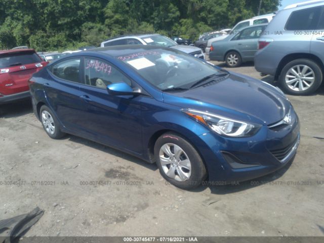 hyundai elantra 2016 5npdh4ae6gh742573