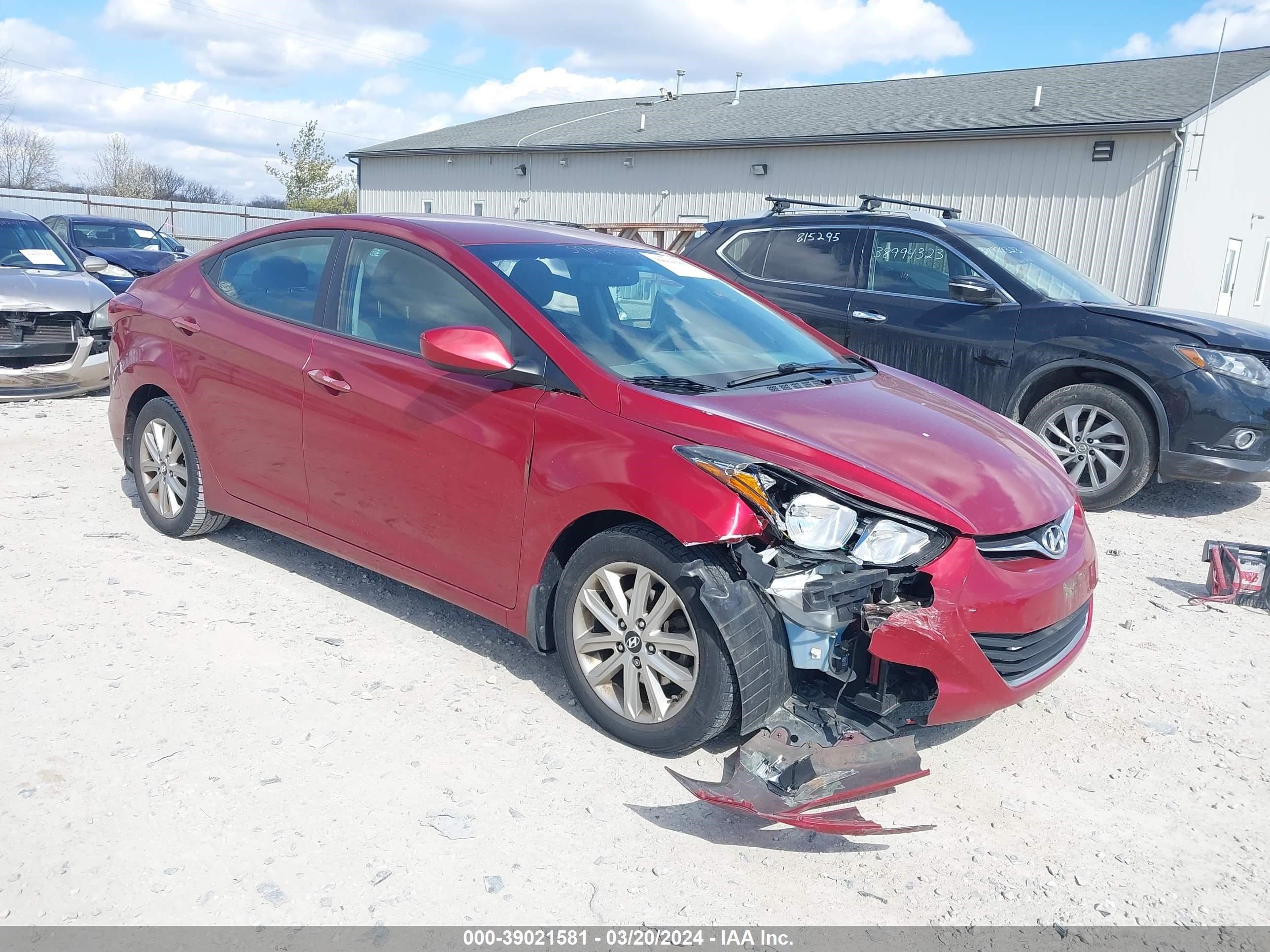 hyundai elantra 2015 5npdh4ae7fh583383