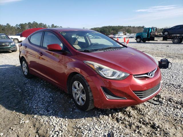 hyundai elantra se 2016 5npdh4ae7gh760774