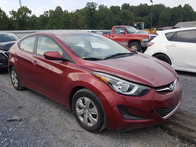 hyundai elantra se 2016 5npdh4ae7gh761505