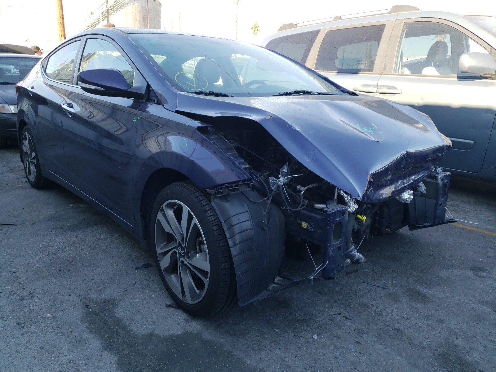 hyundai elantra se 2014 5npdh4aexeh477301