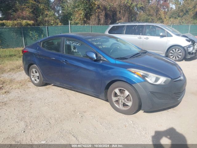 hyundai elantra 2015 5npdh4aexfh578579