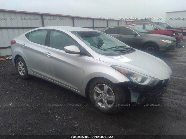 hyundai elantra 2015 5npdh4aexfh643852