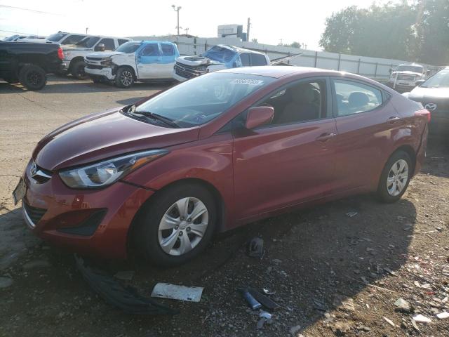 hyundai elantra se 2016 5npdh4aexgh714291