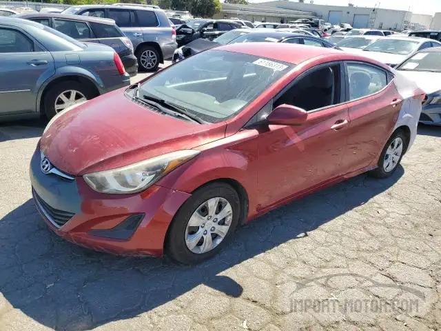 hyundai elantra 2016 5npdh4aexgh716803