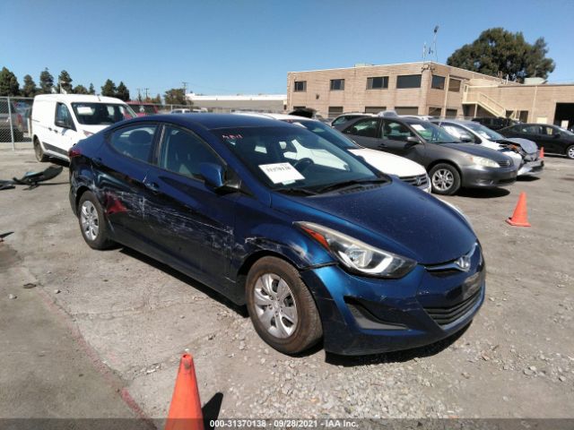 hyundai elantra 2016 5npdh4aexgh731950