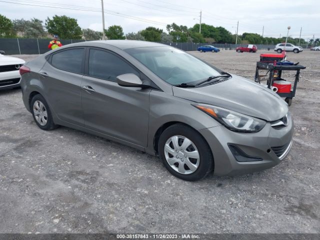 hyundai elantra 2016 5npdh4aexgh733696