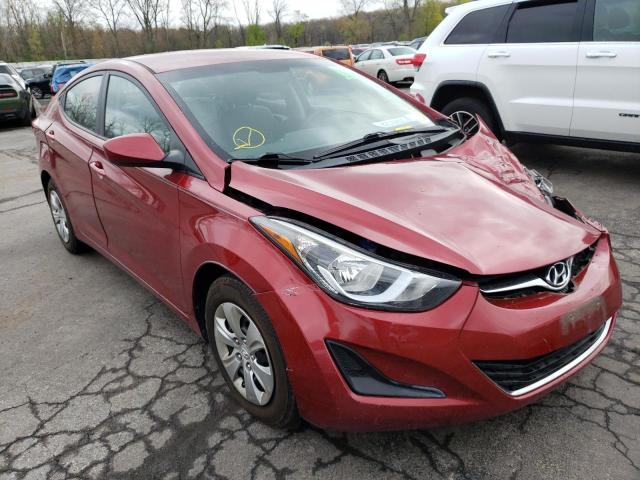 hyundai elantra se 2016 5npdh4aexgh761935