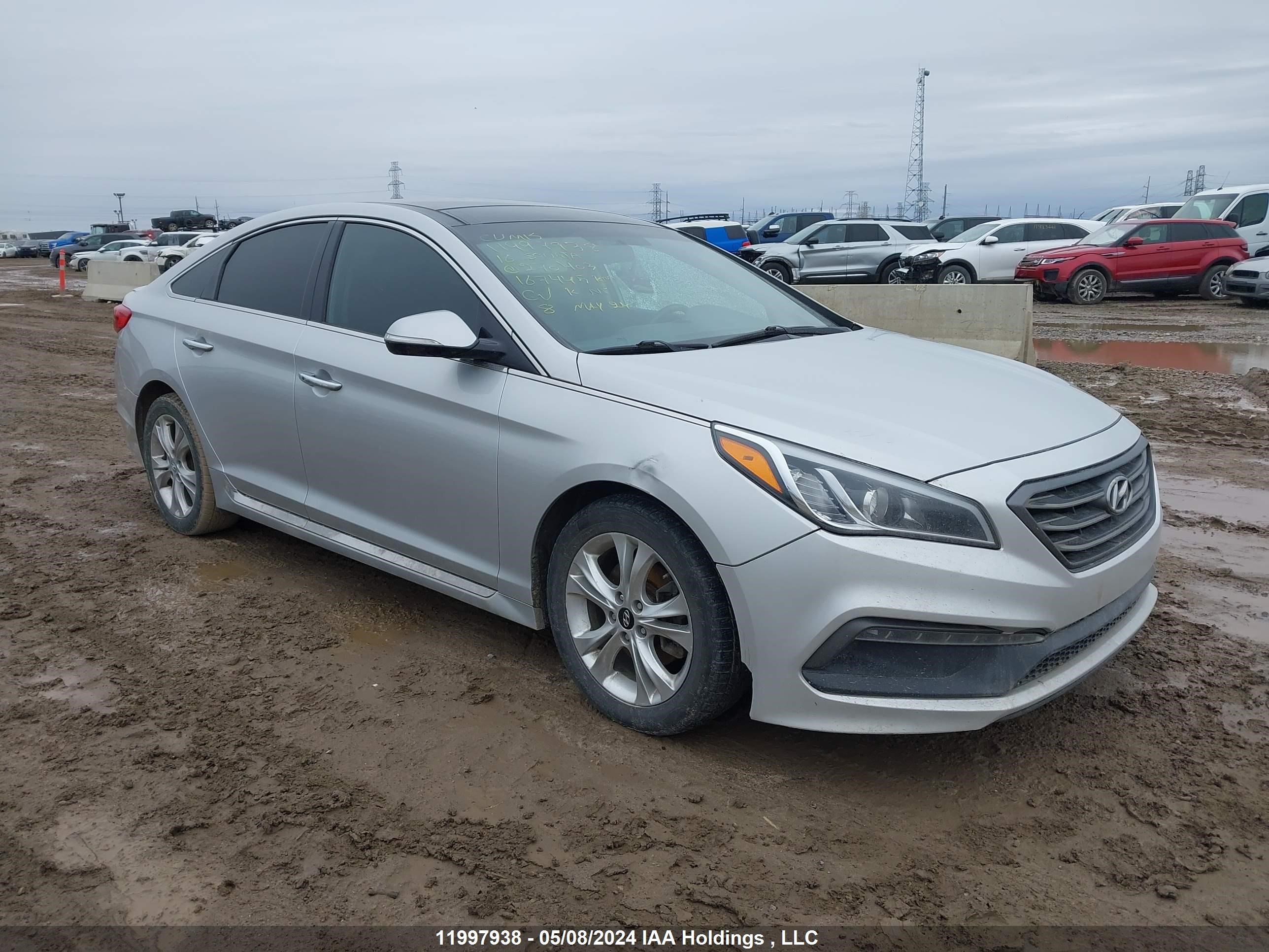 hyundai sonata 2016 5npe34af4gh270403