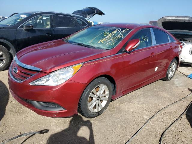 hyundai sonata gls 2014 5npeb4acxeh838756