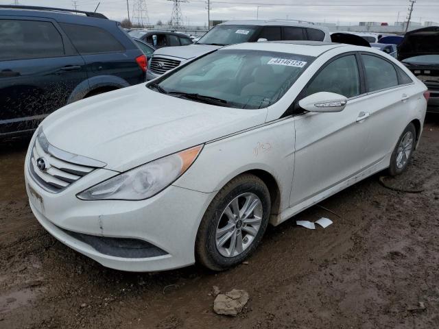 hyundai sonata gls 2014 5npeb4acxeh887620