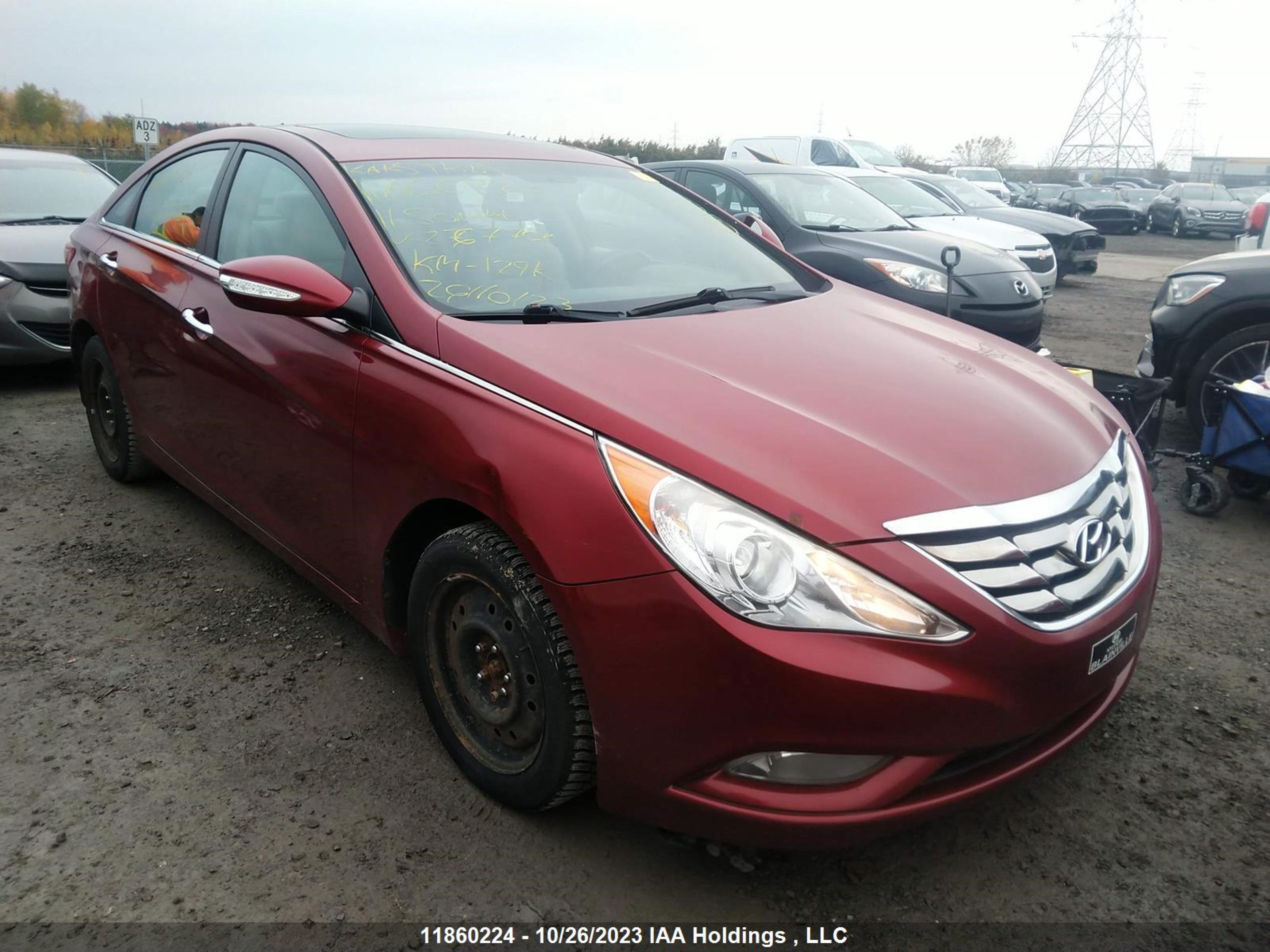 hyundai sonata 2011 5npec4ac8bh267762