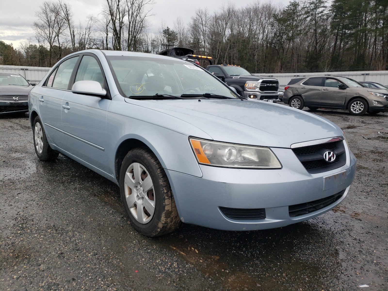 hyundai sonata gls 2008 5npet46c18h398016