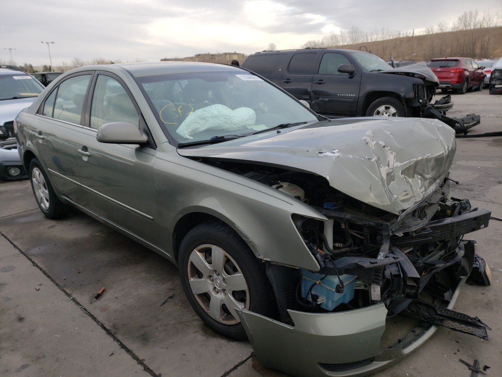 hyundai sonata gls 2008 5npet46c28h376462