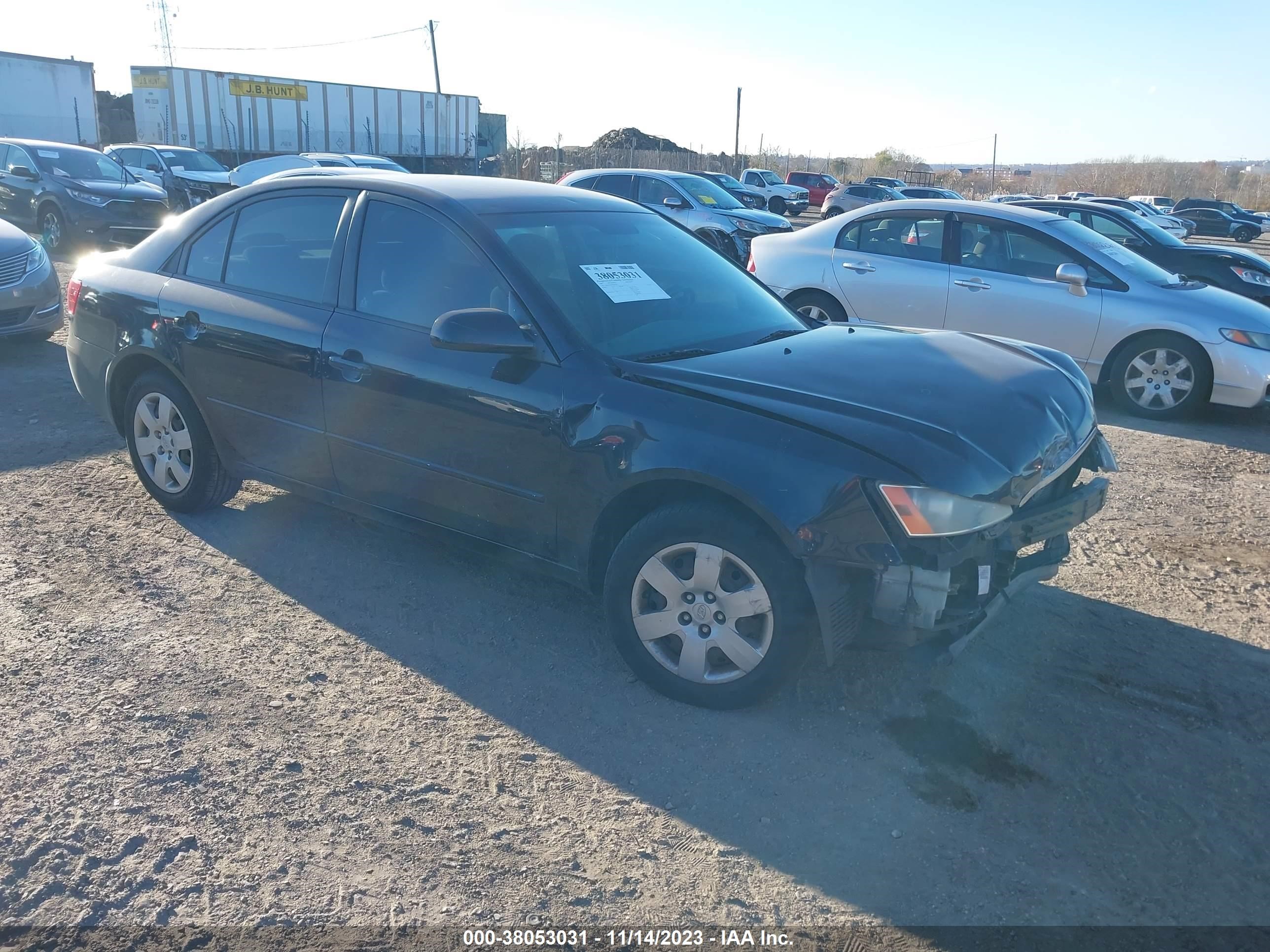 hyundai sonata 2007 5npet46c47h290178