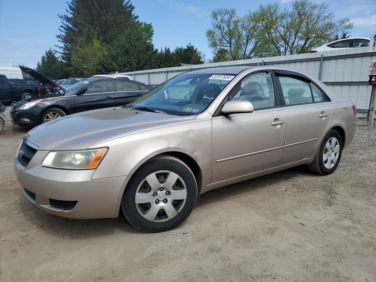 hyundai sonata 2007 5npet46c57h247937