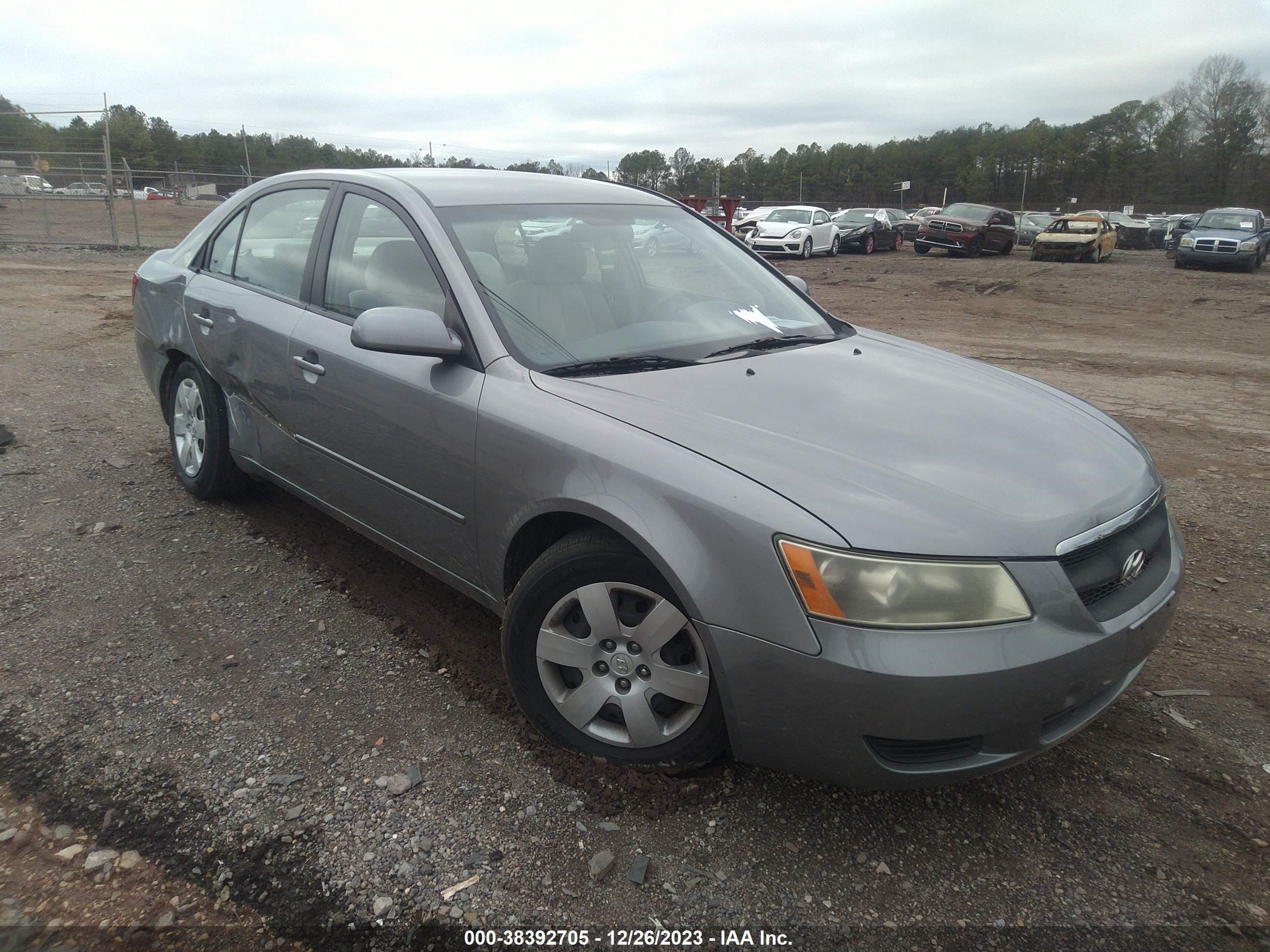 hyundai sonata 2007 5npet46c77h248555