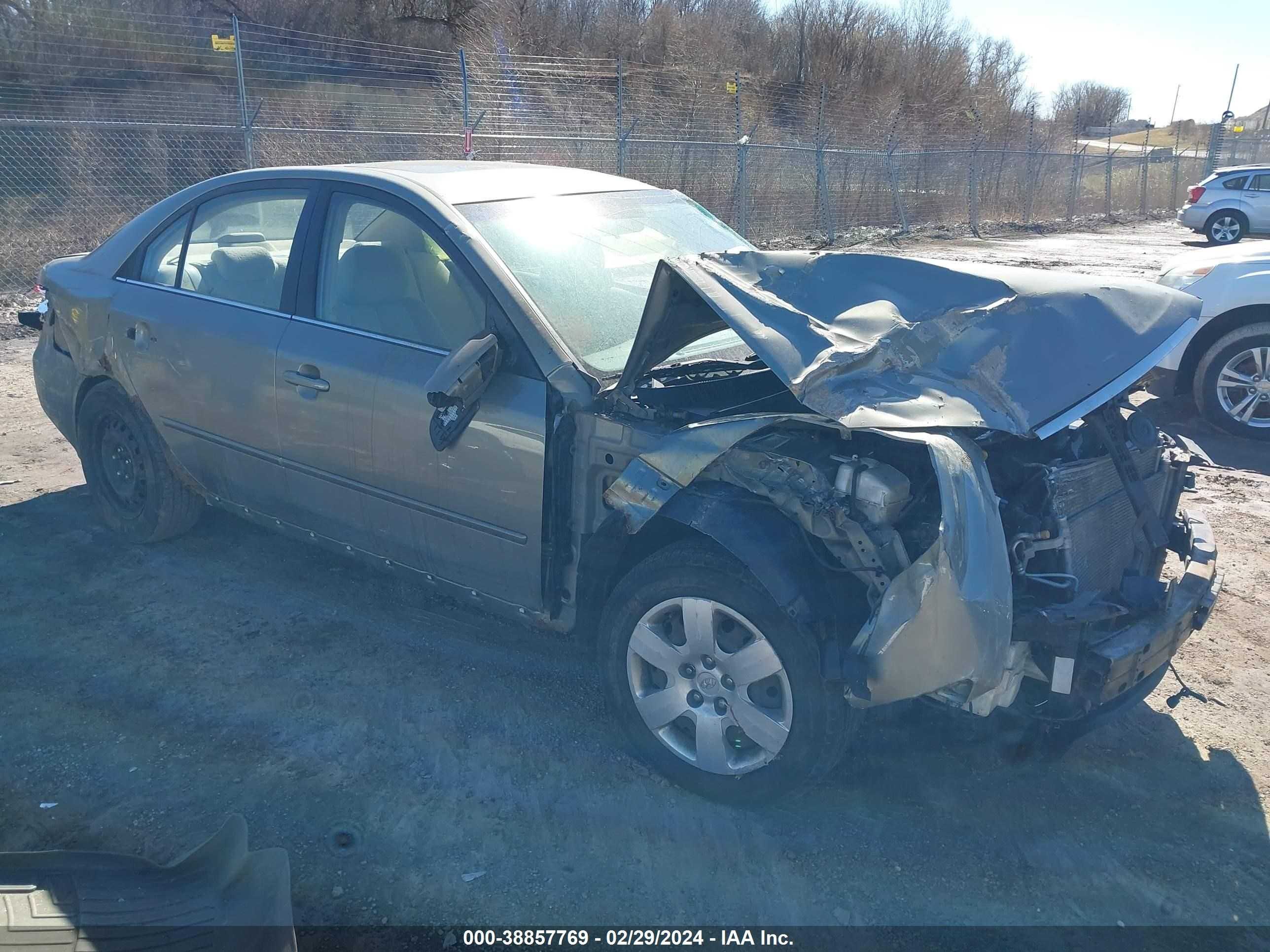 hyundai sonata 2007 5npet46c77h280678