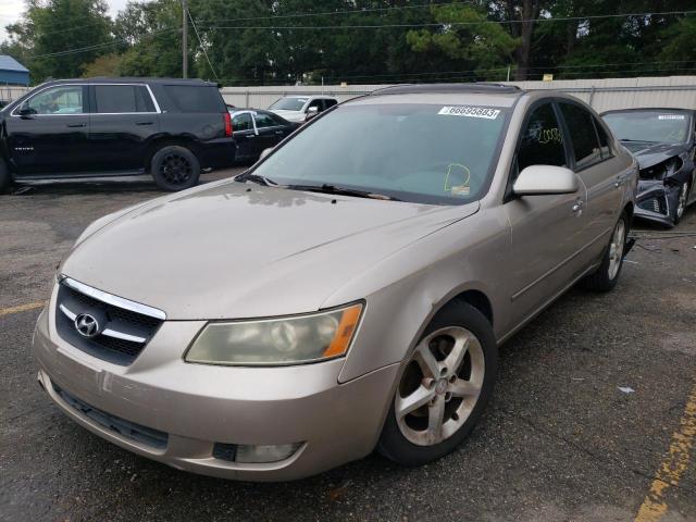 hyundai sonata gl 2007 5npet46f27h241815