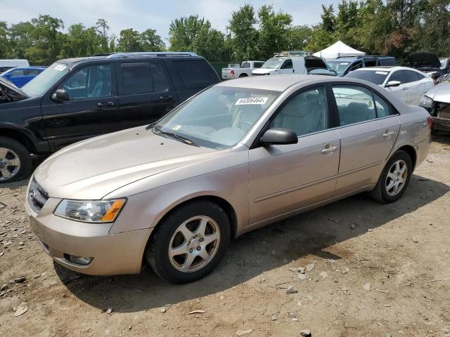 hyundai sonata gls 2006 5npeu46c06h166744