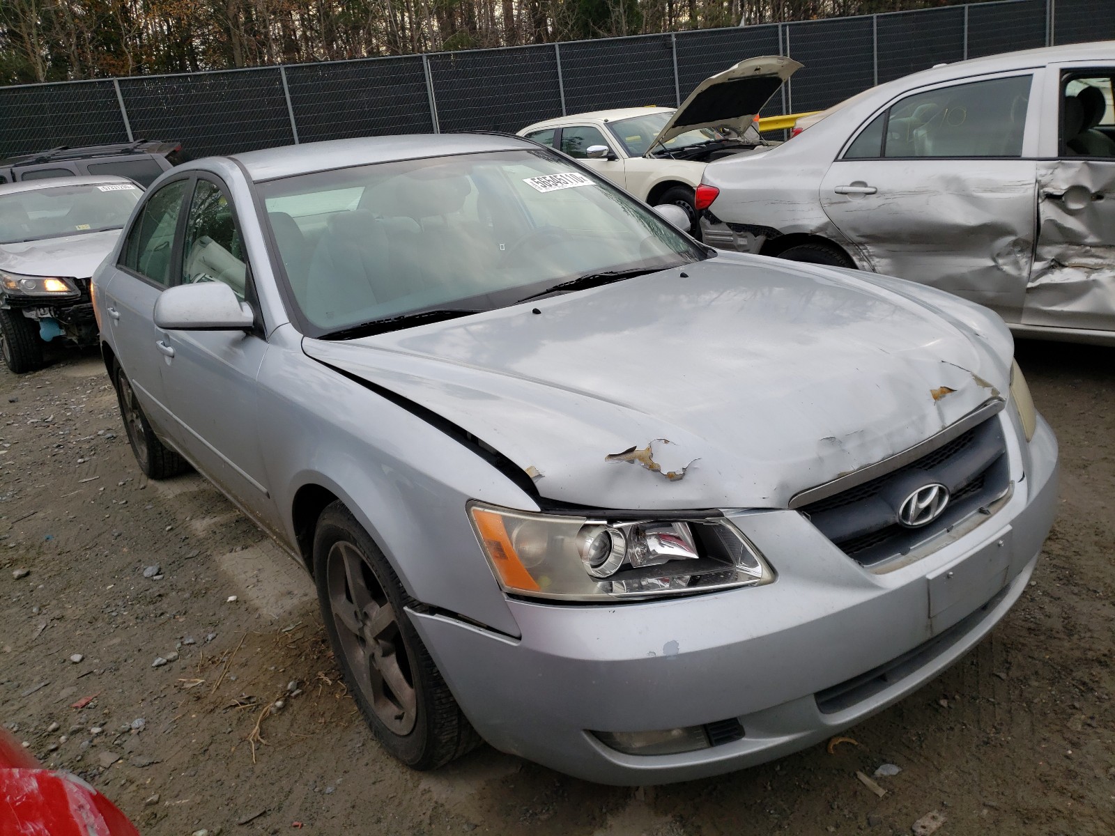 hyundai sonata se 2007 5npeu46f17h165761