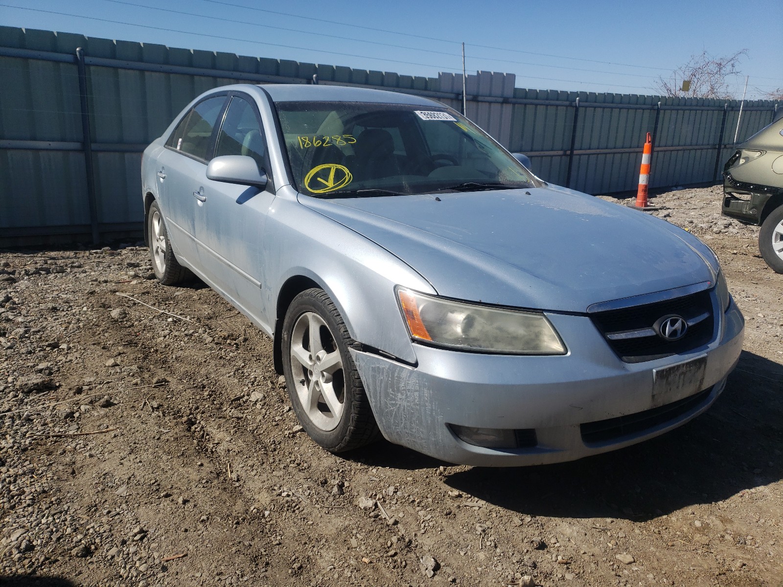 hyundai sonata se 2007 5npeu46f17h186285