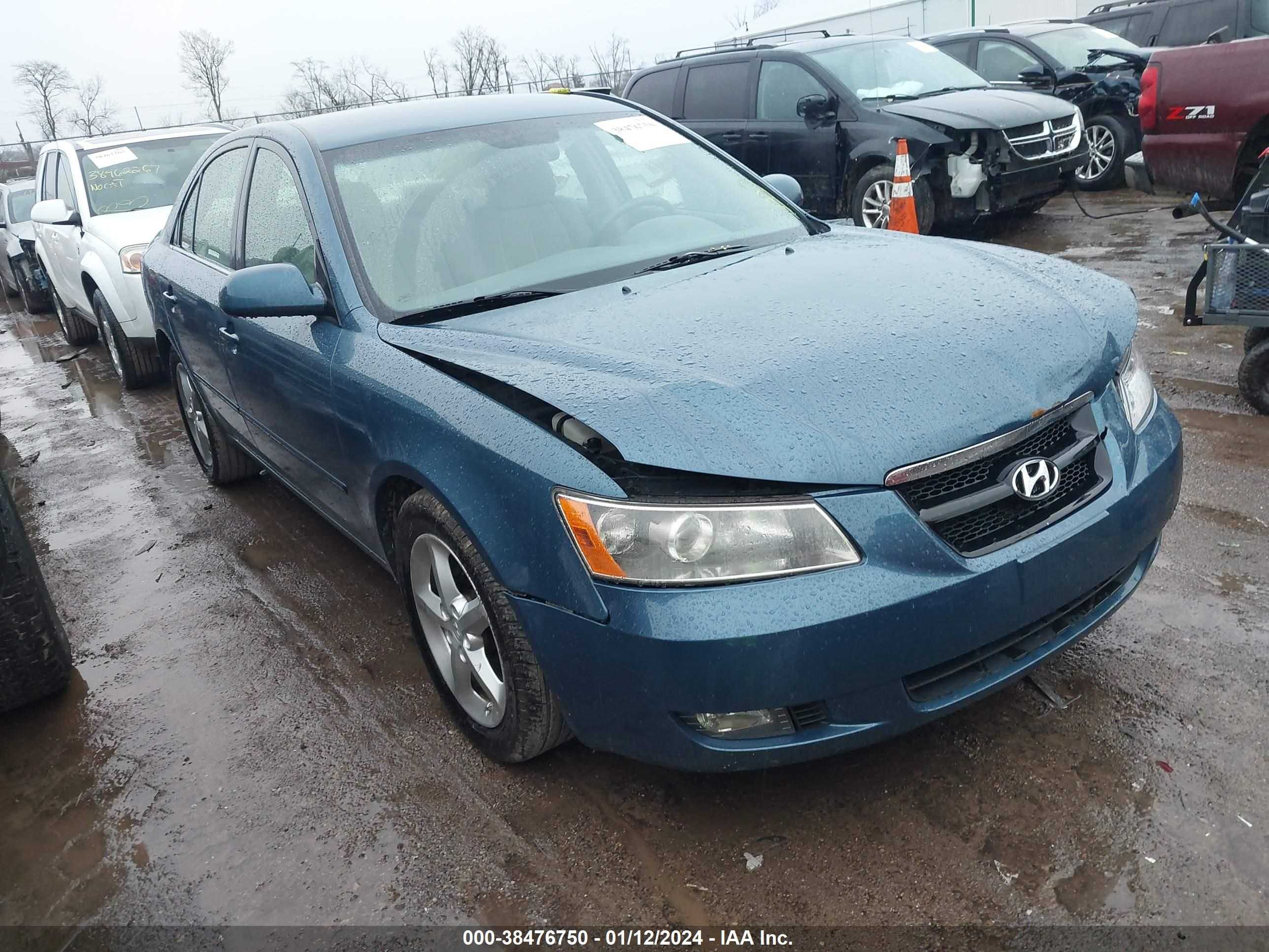 hyundai sonata 2007 5npeu46f17h254634