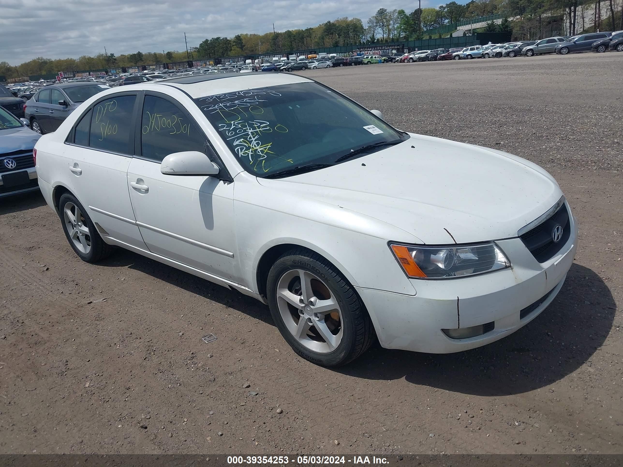 hyundai sonata 2007 5npeu46f27h212697