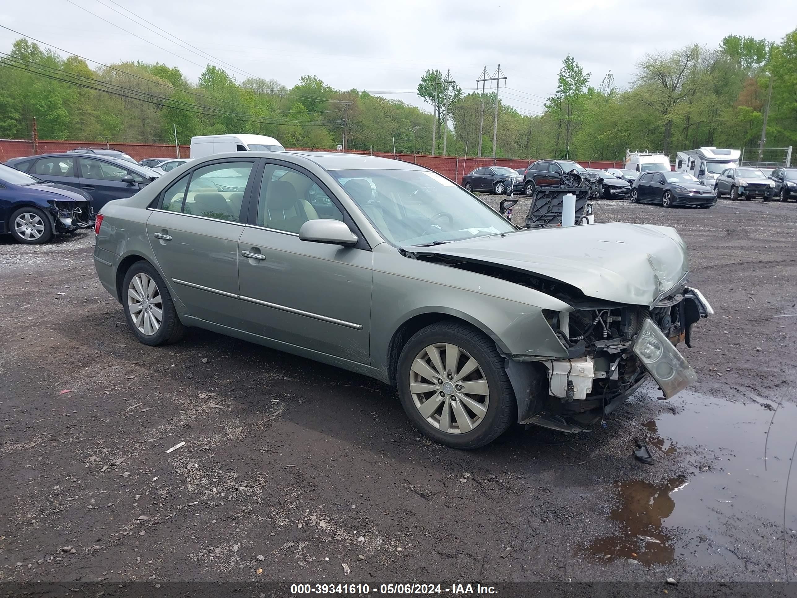 hyundai sonata 2009 5npeu46f59h481506