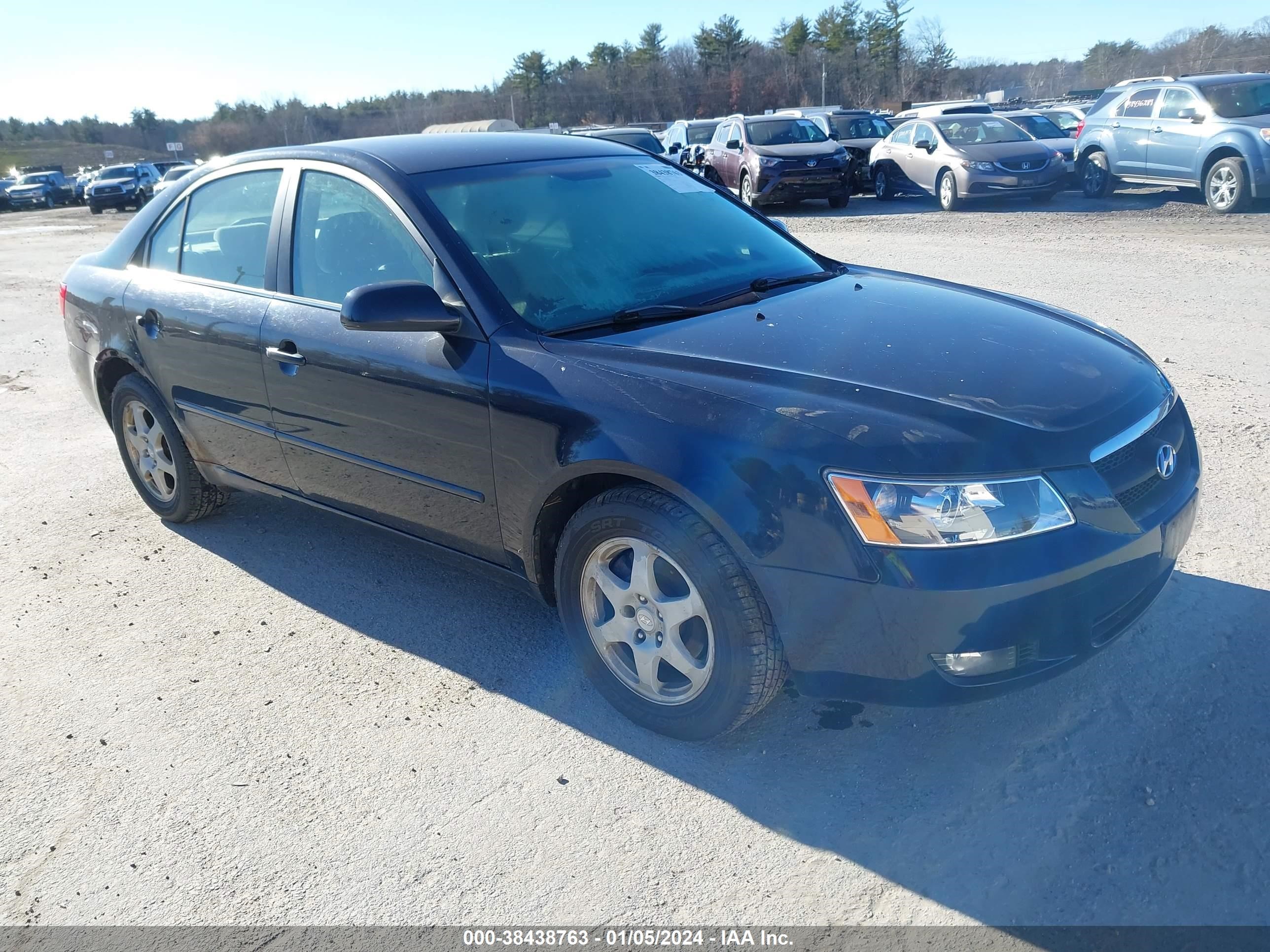 hyundai sonata 2006 5npeu46f76h105465