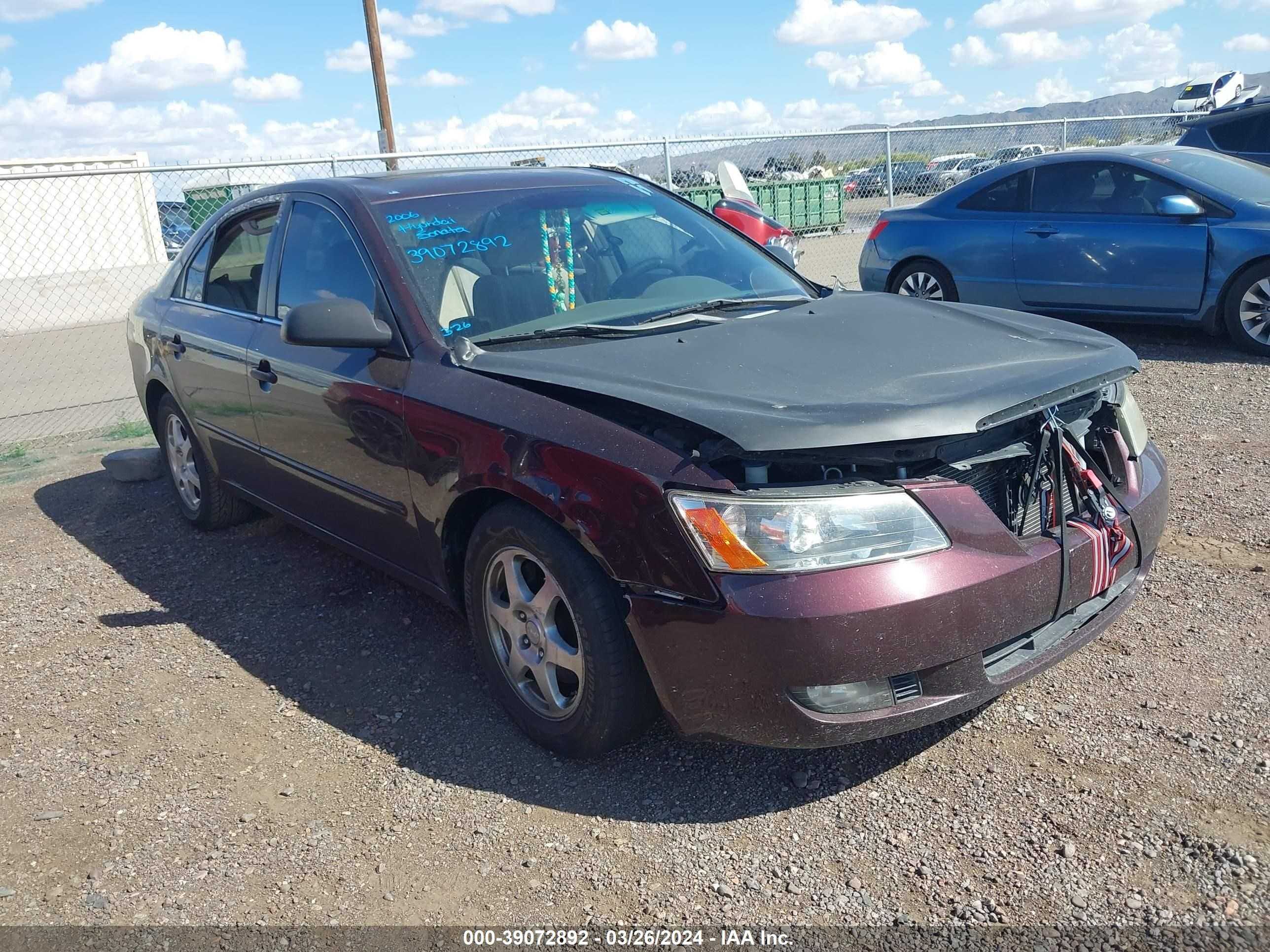 hyundai sonata 2006 5npeu46f76h117566