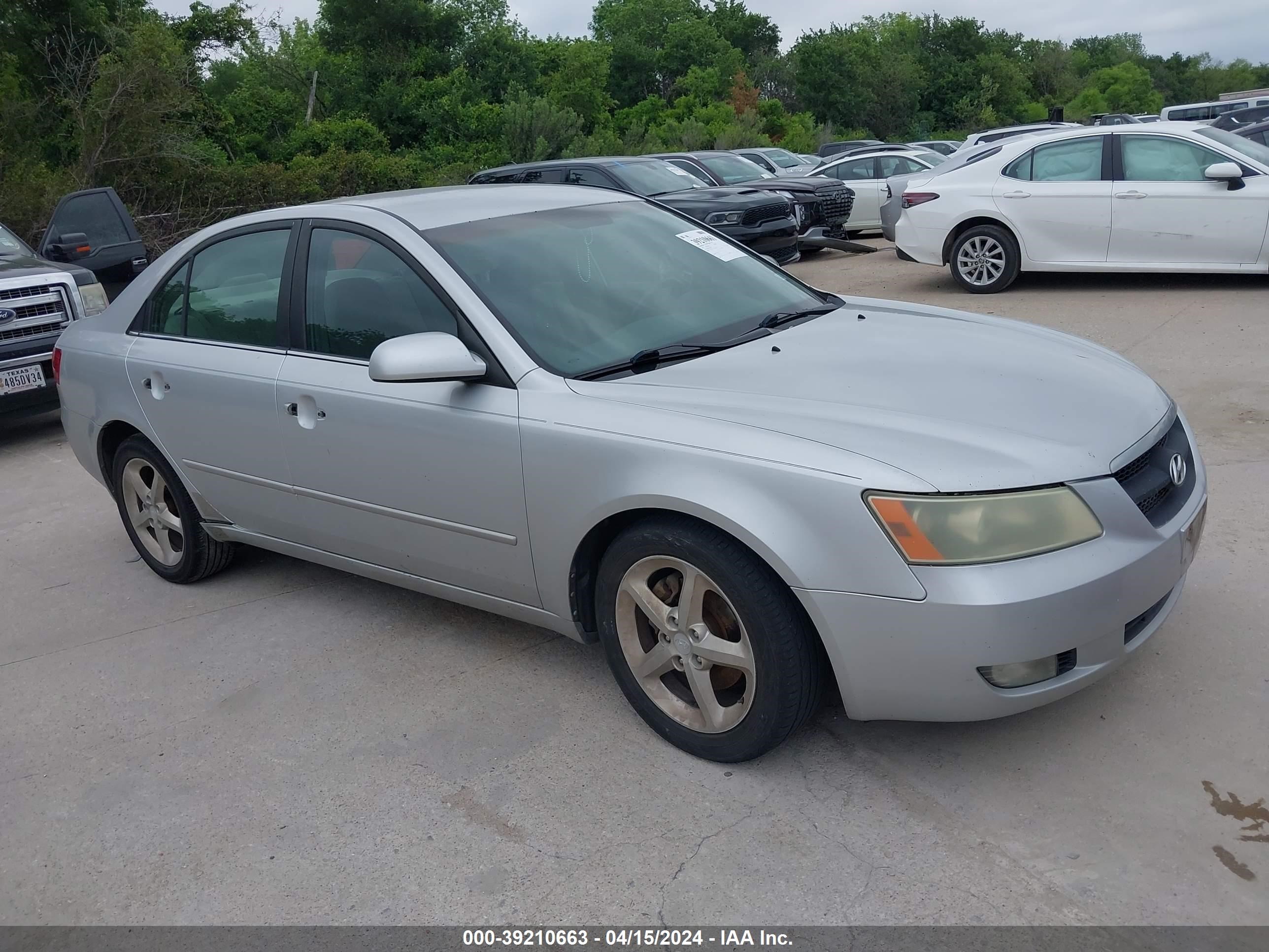 hyundai sonata 2007 5npeu46f77h184265