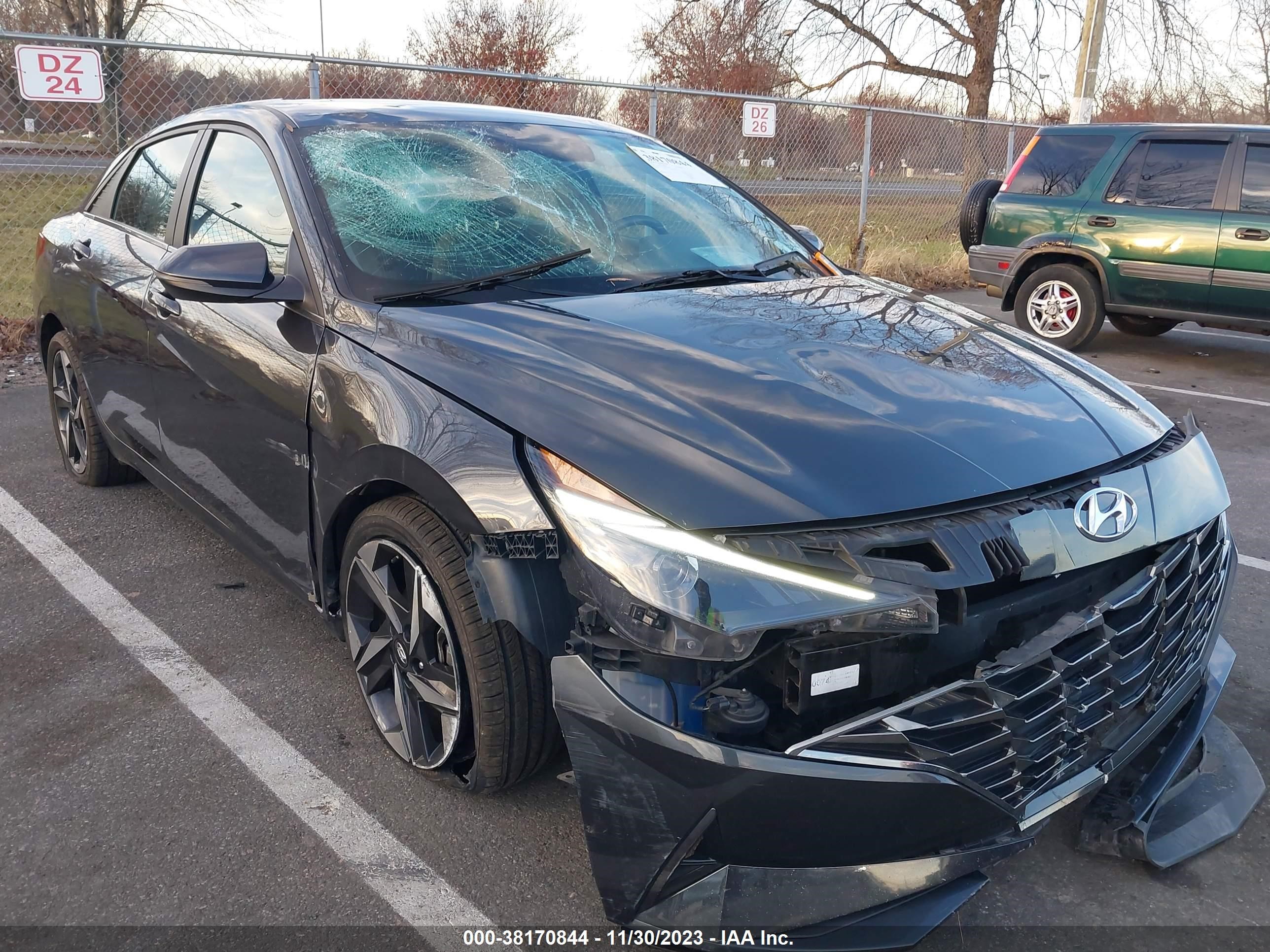 hyundai elantra 2021 5npln4ag7mh026038