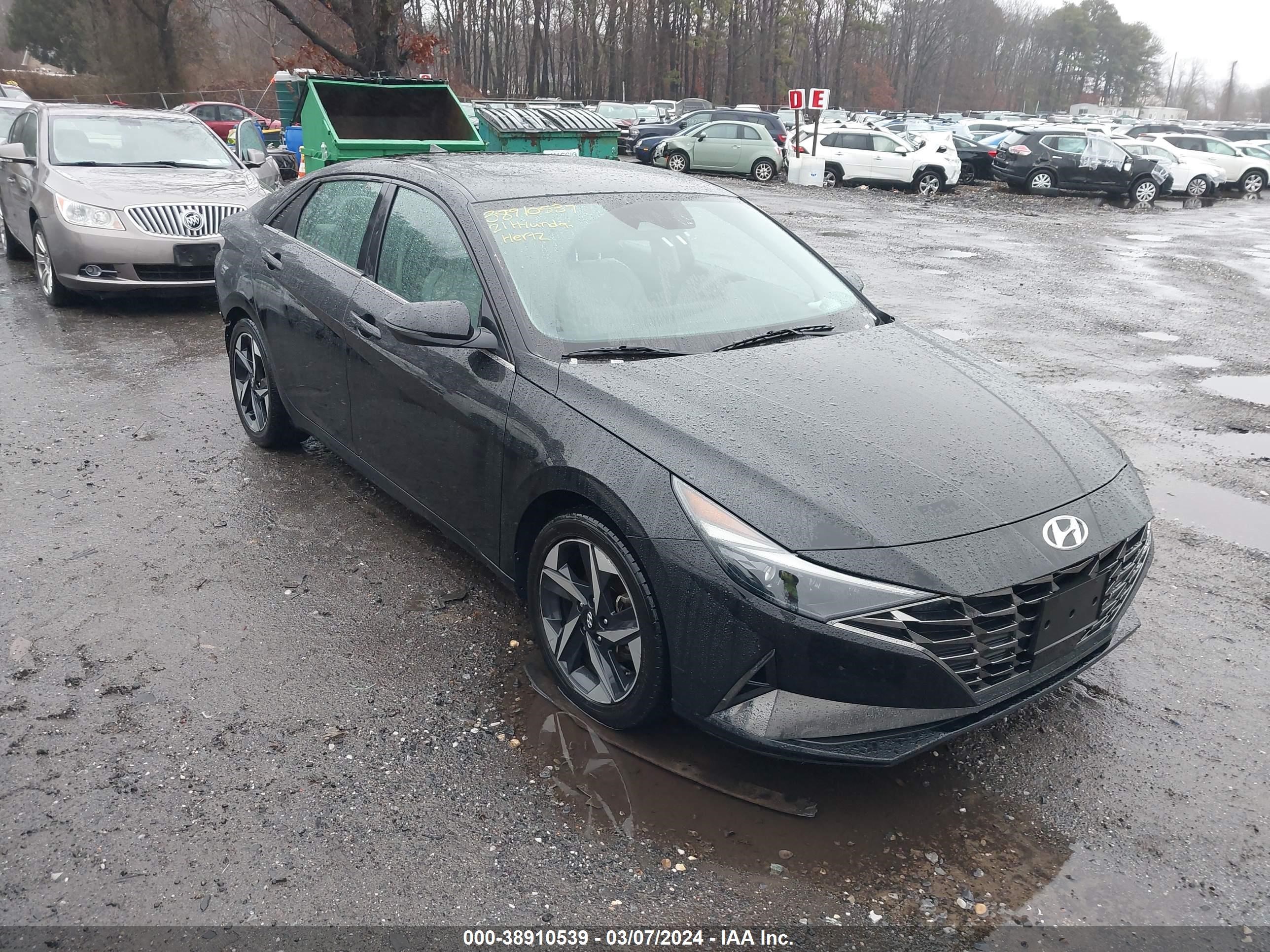 hyundai elantra 2021 5nplp4ag3mh021865