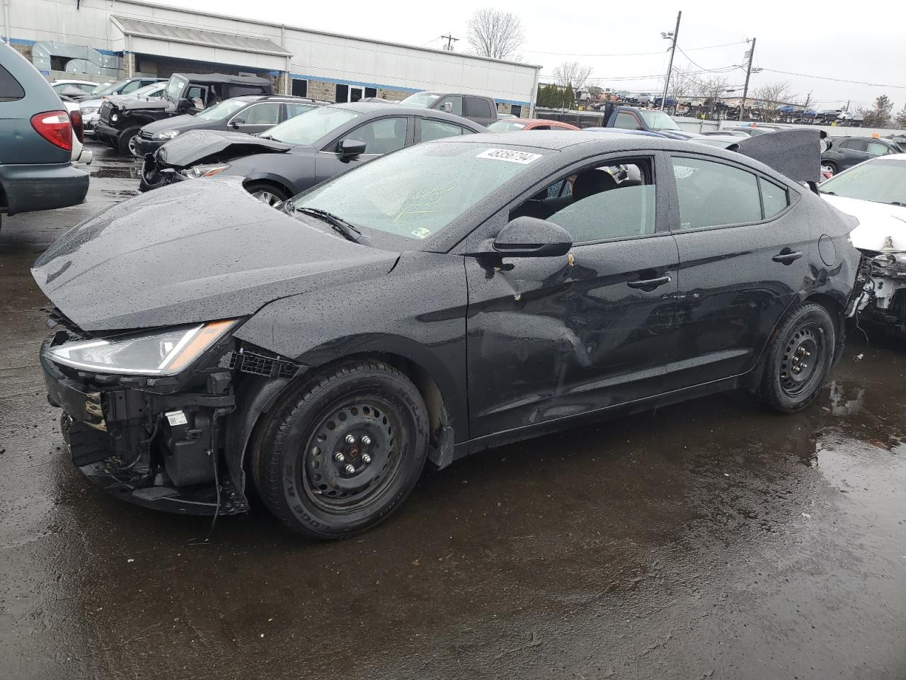 hyundai elantra 2019 5ntd74lf4kh487309